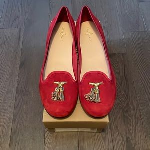 Red Suede Cole Haan shoes
